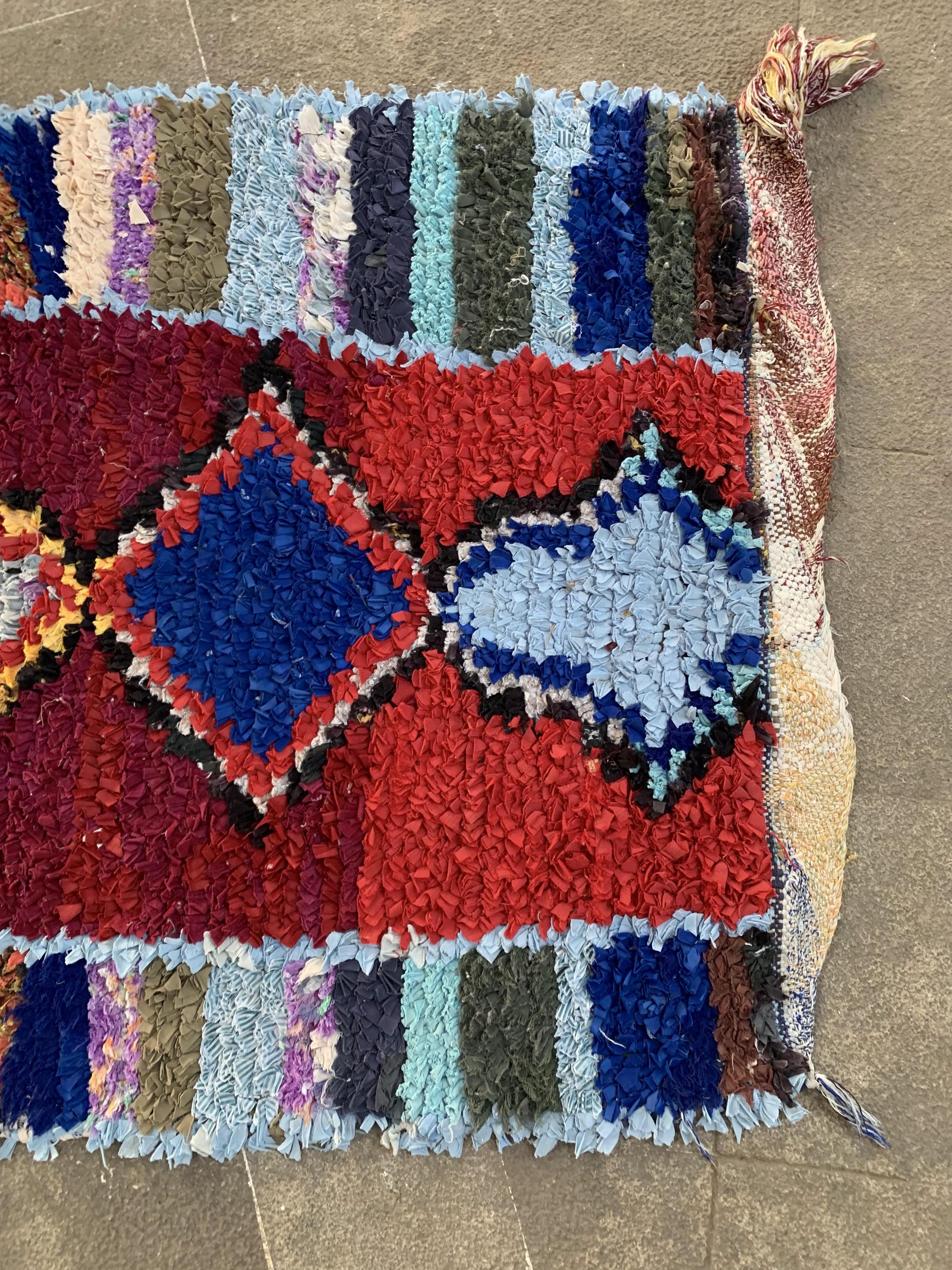 Vintage, Morrocan Home Decor, Colorful, Soft Rug, Vintage Boujaad Rug ...