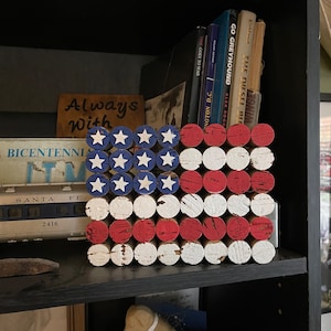 Cork American Flag Large