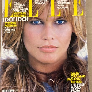 ELLE Magazine, June 1994, Claudia Schiffer