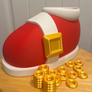 Sonic Shoe Deck Box - Free Ring Tokens