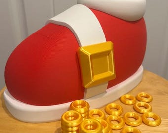 Sonic Shoe Deck Box - Free Ring Tokens