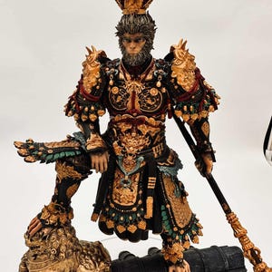 Black Myth Wukong 13.5&quot; Hand-Painted Resin Statue