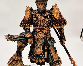 Black Myth Wukong 13.5&quot; Hand-Painted Resin Statue
