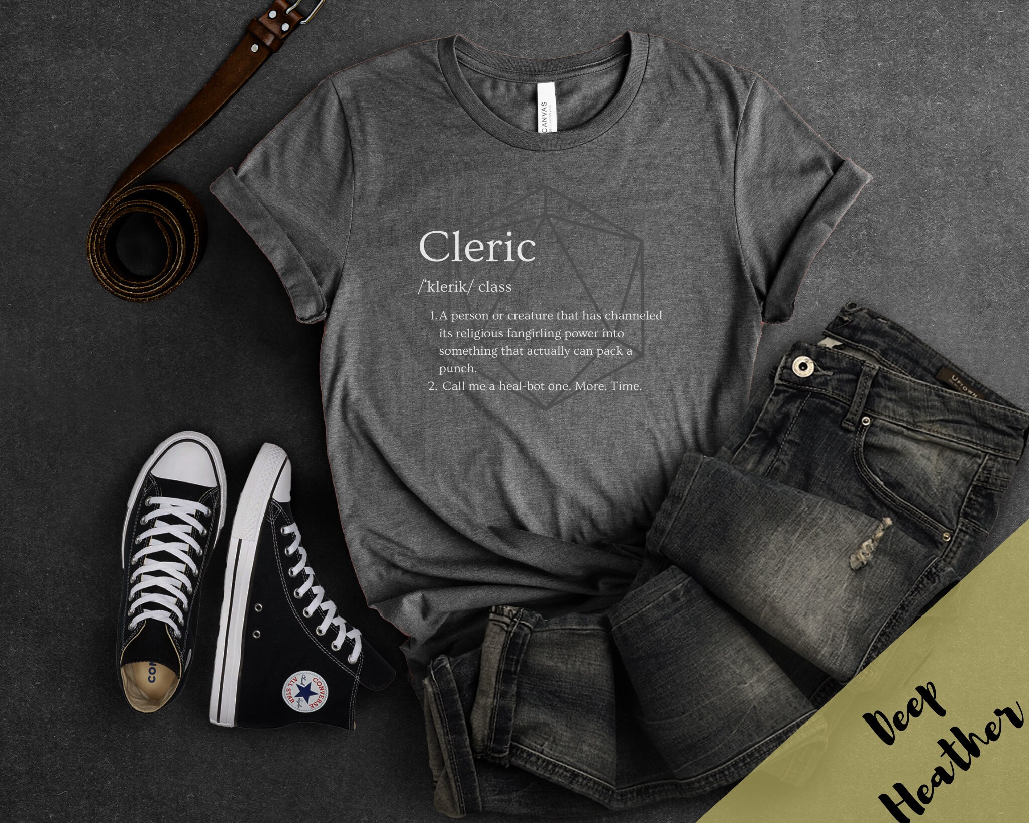 Cleric Definition Dungeons and Dragons Shirt, Dnd Tee, Cleric Class