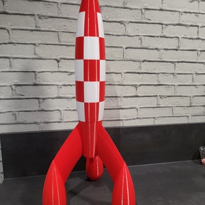 Tintin style rocket image 2