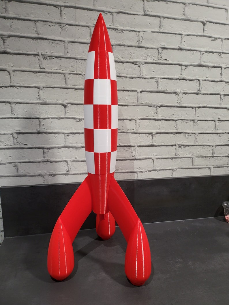 Tintin style rocket image 2