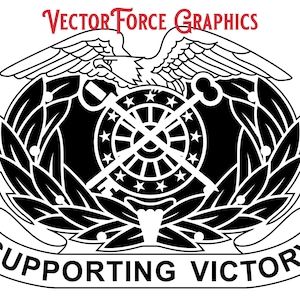 Quartermaster Corps | US Army | SVG | Laser Engraving