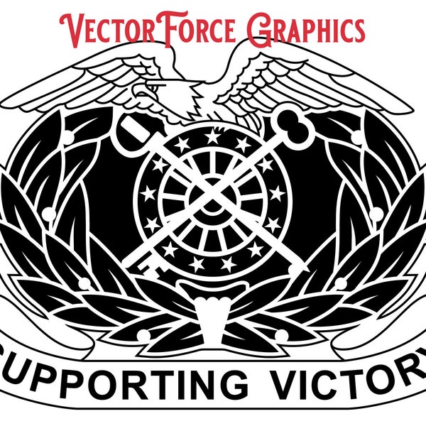 Quartermaster Corps | US Army | SVG | Laser Engraving