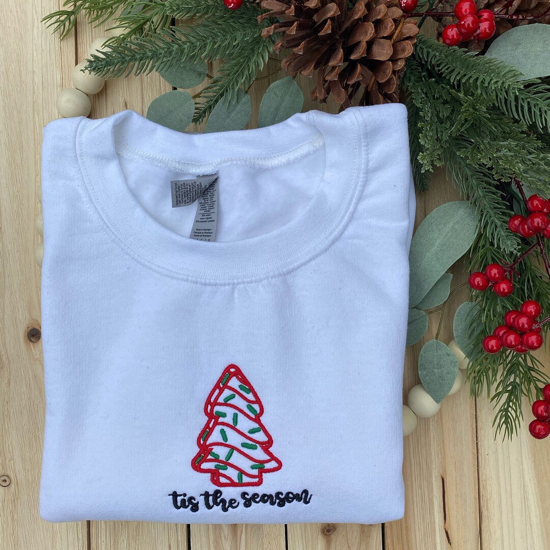Christmas Tree Cake Sweatshirt, Little Debbie Tree Shirt, Christmas