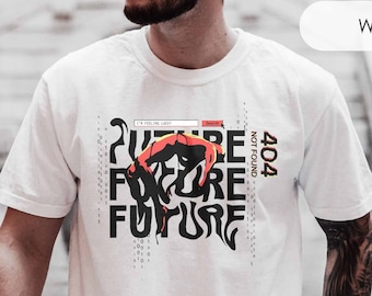 Cyberpunk Future Graphic Tee - Techwear Software Coder Shirt