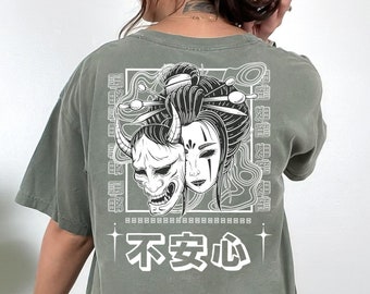 Japanese Cyberpunk T-Shirt: Anime Graphic Tee, Harajuku Streetwear