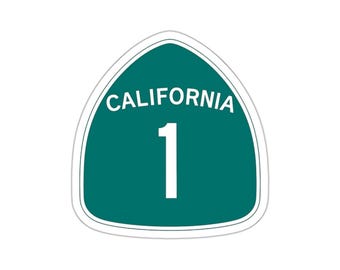 カリフォルニア州道99号線の道路標識ステッカー、ロードトリップ