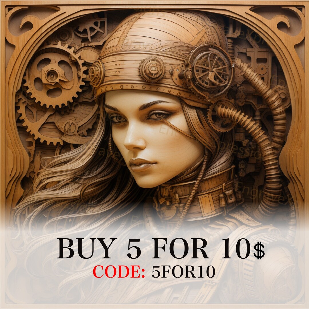 Laser Burn PNG 3D Illusion Engrave Laser Ready Lightburn Digital Design