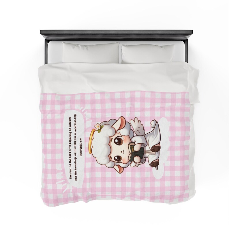 Christian Blanket Bible Verse Blanket Proverbs 910 Throw Blanket Cute