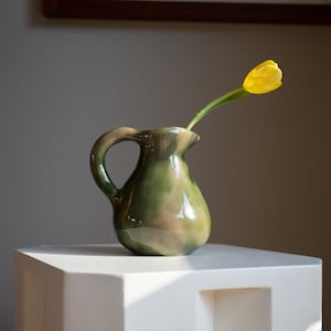 Signed Mid Century Modern Art Pottery Jar
