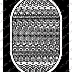 Mandala 9 - Digital downloadable mandala drawing