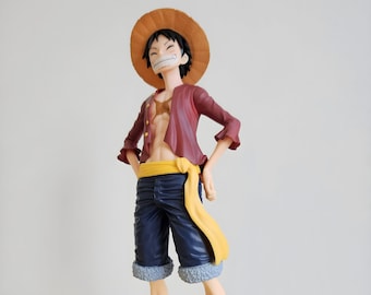 Monkey D Luffy Figures - One Piece, Monkey D Luffy Figurine Gift, Best Luffy Figures, Anime Heroes Figures, Action Anime Fan Birthday Gift