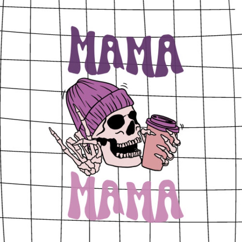 Mama Skeleton PNG Mom T-shirt Design PNG Bundle - Etsy
