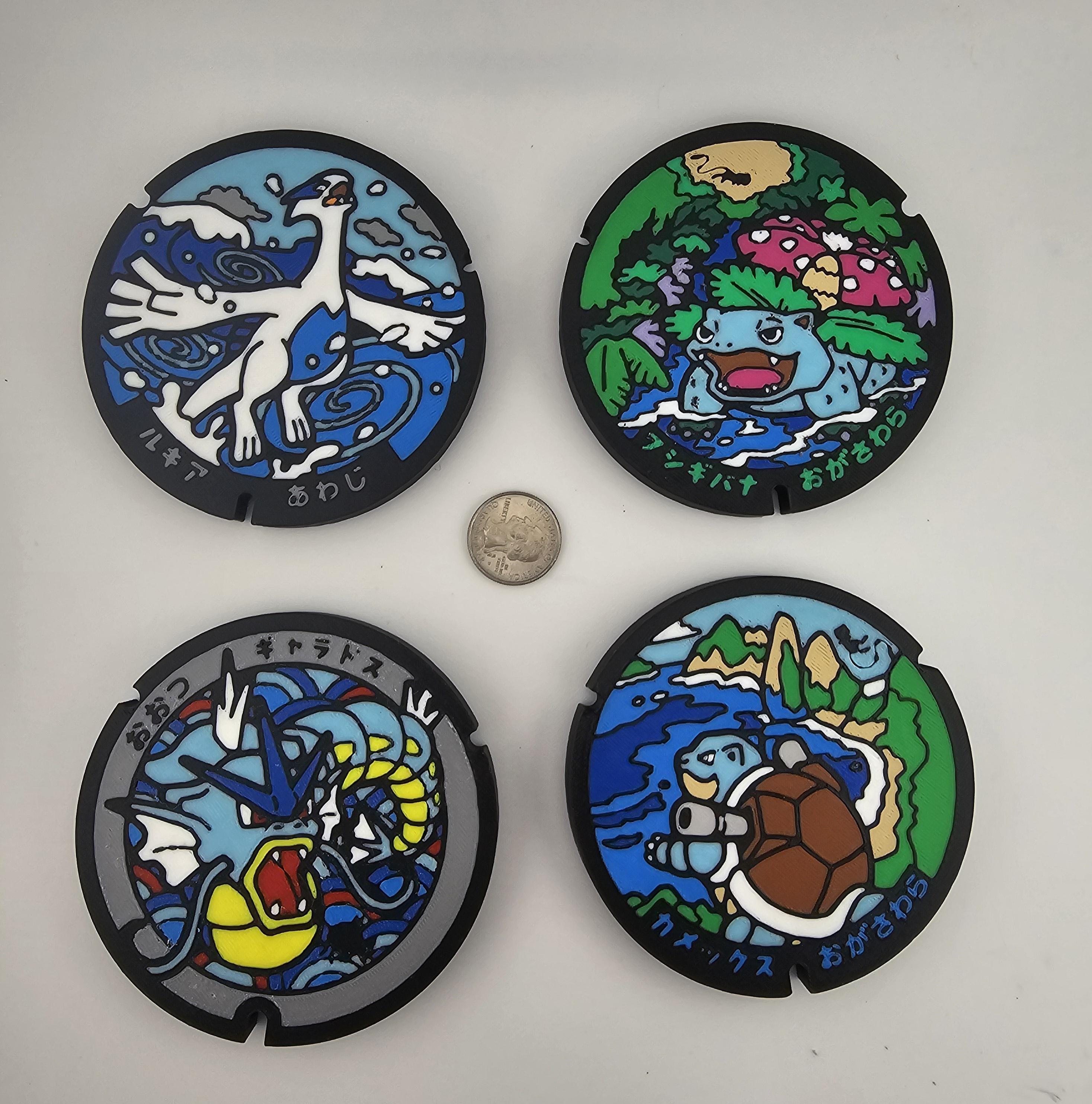 Pokemon Pokefuta Manhole Covers, 4
