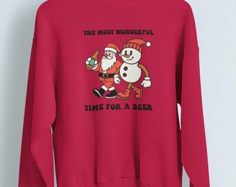 Most Wonderful Time For A Beer Christmas Sweater