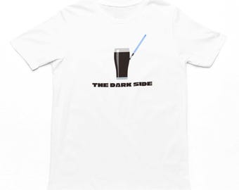 Camiseta The Dark Side / Camiseta unisex divertida inspirada en Guinness para adultos, regalo para amantes de Guinness, camiseta, cultura de pub