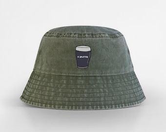 G-Splitter Bucket Hat | Funny Men's Unisex Guinness Inspired Hat, Bucket Hats, Festival Hat, Birthday Gifts For Him