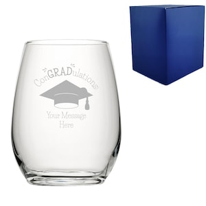 Personalised Graduation Glassware and Drinkware