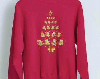 Christmas Beer Tree Sweater