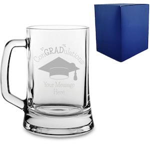 Personalised Graduation Glassware and Drinkware