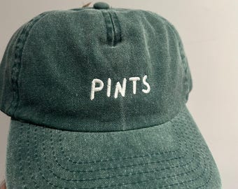 Pints Bestickte Mütze | Bierliebhaber Hut, Hüte für Männer, Bier Geschenk, Geburtstagsgeschenke für ihn, Bierfest