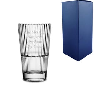 Personalised Engraved Bella Diva Hiball Glass Cocktail Tumbler Glass With Gift Box | Custom Cocktail Glasses, Birthday Gifts For Her