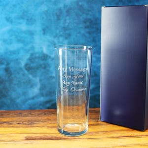 Personalised Engraved Senator Pint Glass With Gift Box | Custom Beer Glasses, Birthday Gifts For Him, Wedding, Best Man, Groomsmen Gifts