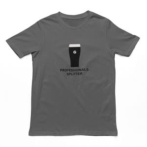 -shirt professionnel G Splitter | T-shirt unisexe pour adultes inspiré de Guinness pour hommes, cadeau inspiré de Guinness, haut, t-shirt, culture pub
