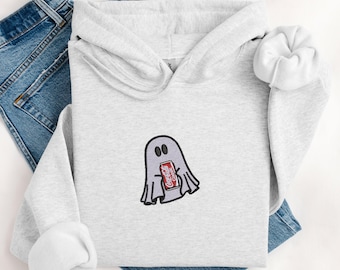 Ghost with Coke Embroidered Hoodie