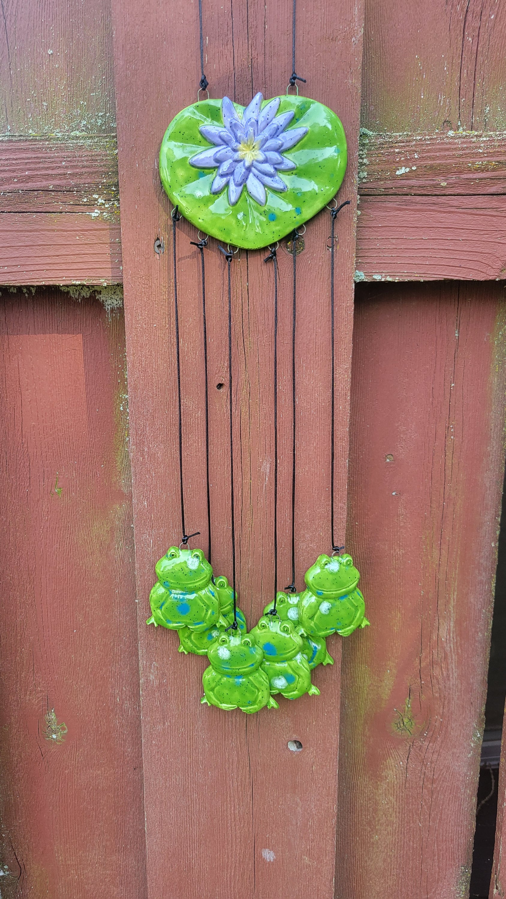 Frog wind chime