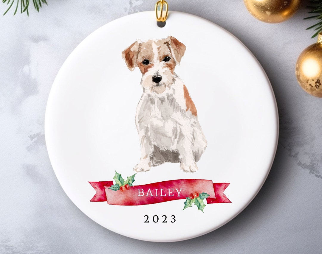 Jack Russell Terrier Ornament Jack Russell Terrier Gifts Jack Russell Terrier Christmas Ornament