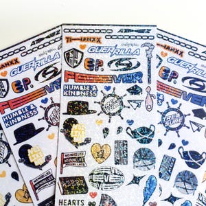 ATEEZ Sticker Sheet | PRESENT | Kpop Atiny Seonghwa Hongjoong Yunho Yeosang San Mingi Wooyoung Jongho  | Cute Sparkle Diary