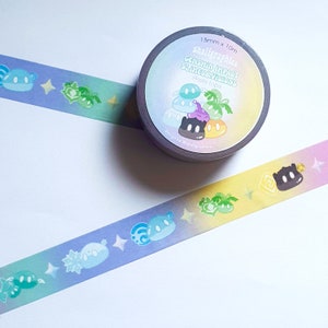 Washi Tape Genshin Impact / Slime & Visions / Primogems carini / Mondstadt, Liyue, Inazuma / Per decorazioni, planner e journaling