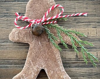 Cinnamon Salt Dough Gingerbread Cookies (Set of 3 or 6)