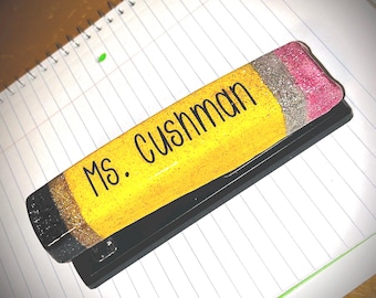 Personalized Glitter Stapler - Custom Name Teacher Gift