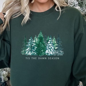 Tis the Damn Season - Holiday - Evermore - Swiftie - Gildan Unisex Heavy Blend™ Crewneck Sweatshirt