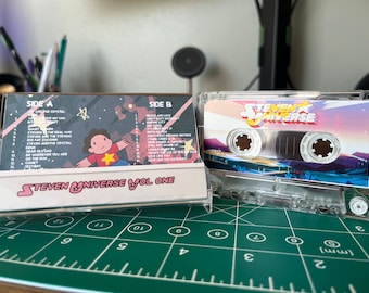 Steven Universe Vol 1 Soundtrack  Custom Cassette Tape and Artwork