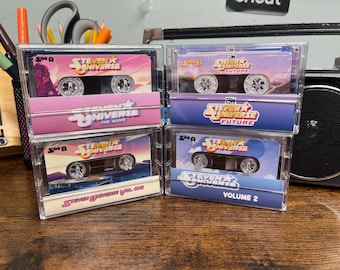 Steven Universe vol 1/2/Movie/ and Future Bundle Custom Cassette Tape and Artwork - Playable