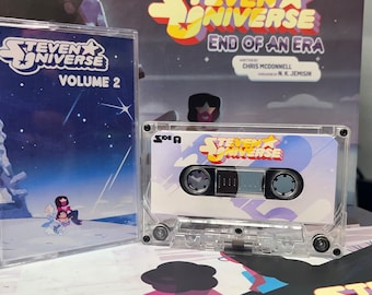 Steven Universe Vol 2 Soundtrack  Custom Cassette Tape and Artwork - playable