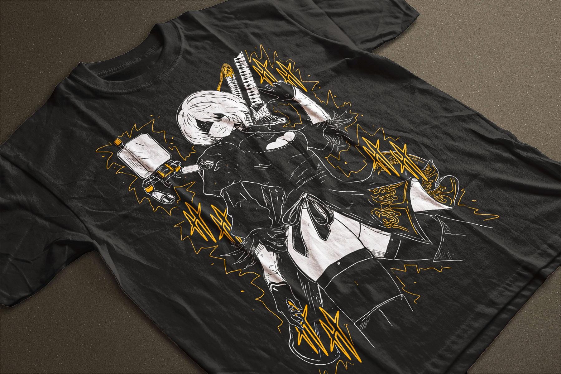 アボット奥谷/NieR:Automata Long Sleeve T-shirt Nier Automata Shirt