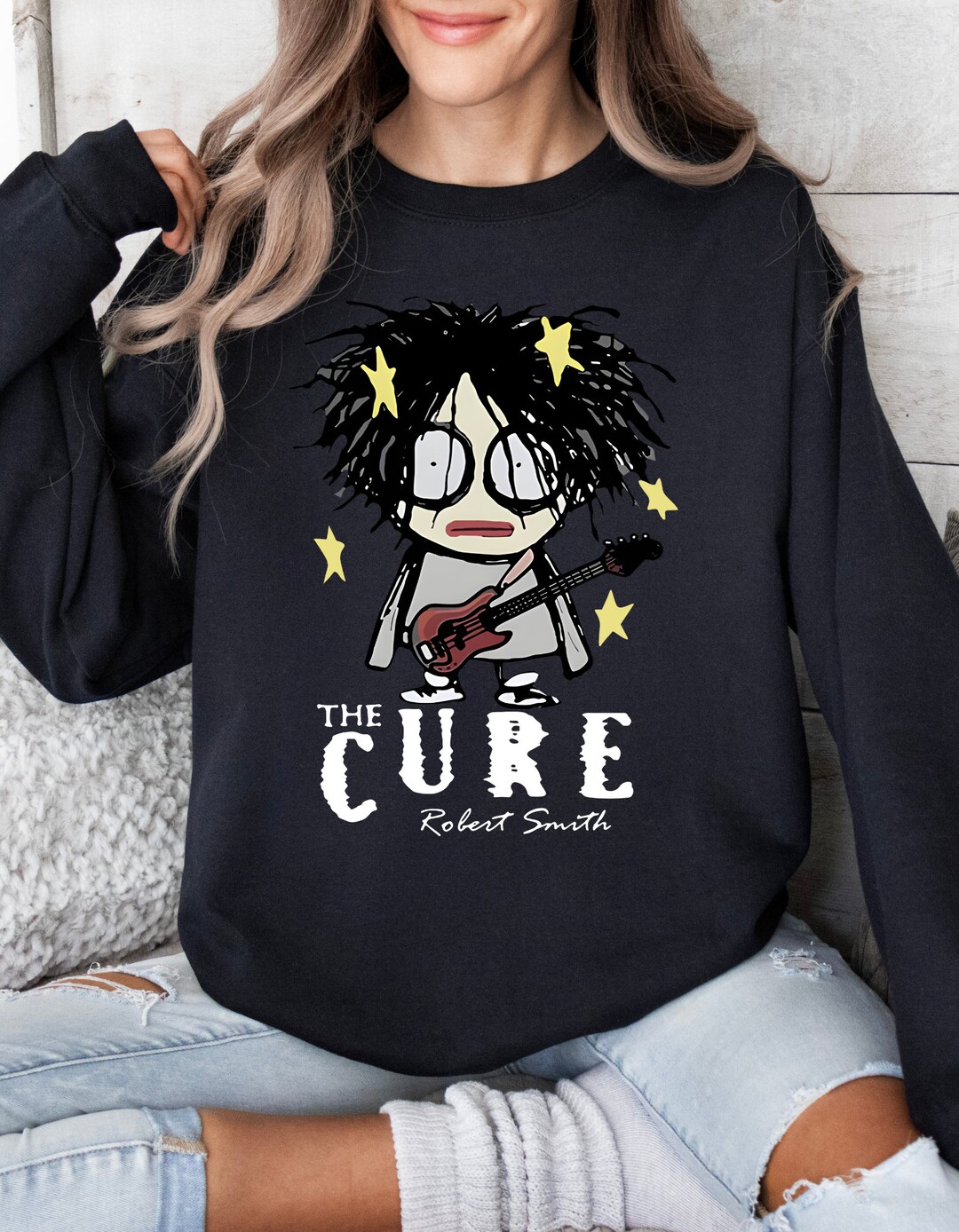 The Cure Sweatshirt
 Robert Smith Sweatshirt The Cure Sweatshirt Simon Gallup Sweatshirt