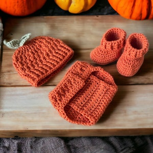 Pumpkin Newborn Photo Prop Set