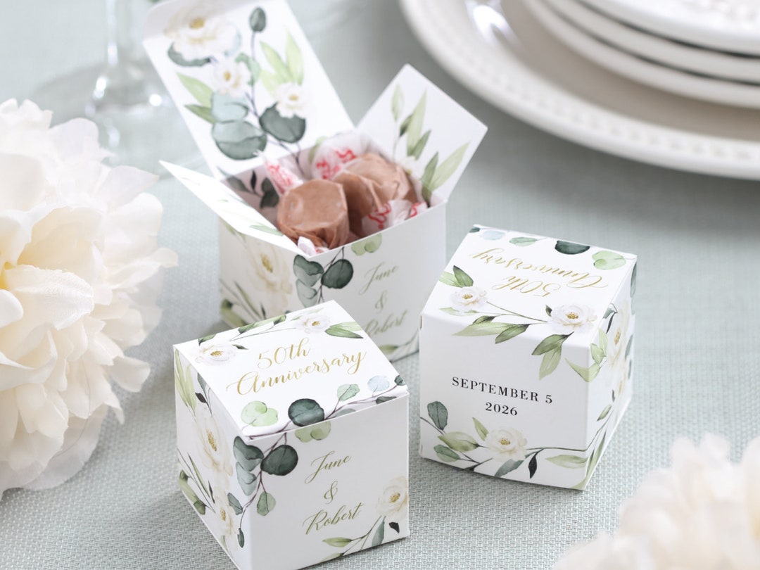 50th Anniversary Wedding Favors
