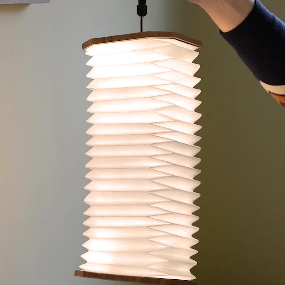 Foldable Accordion Light Hanging Lantern Table Lamp Expandable