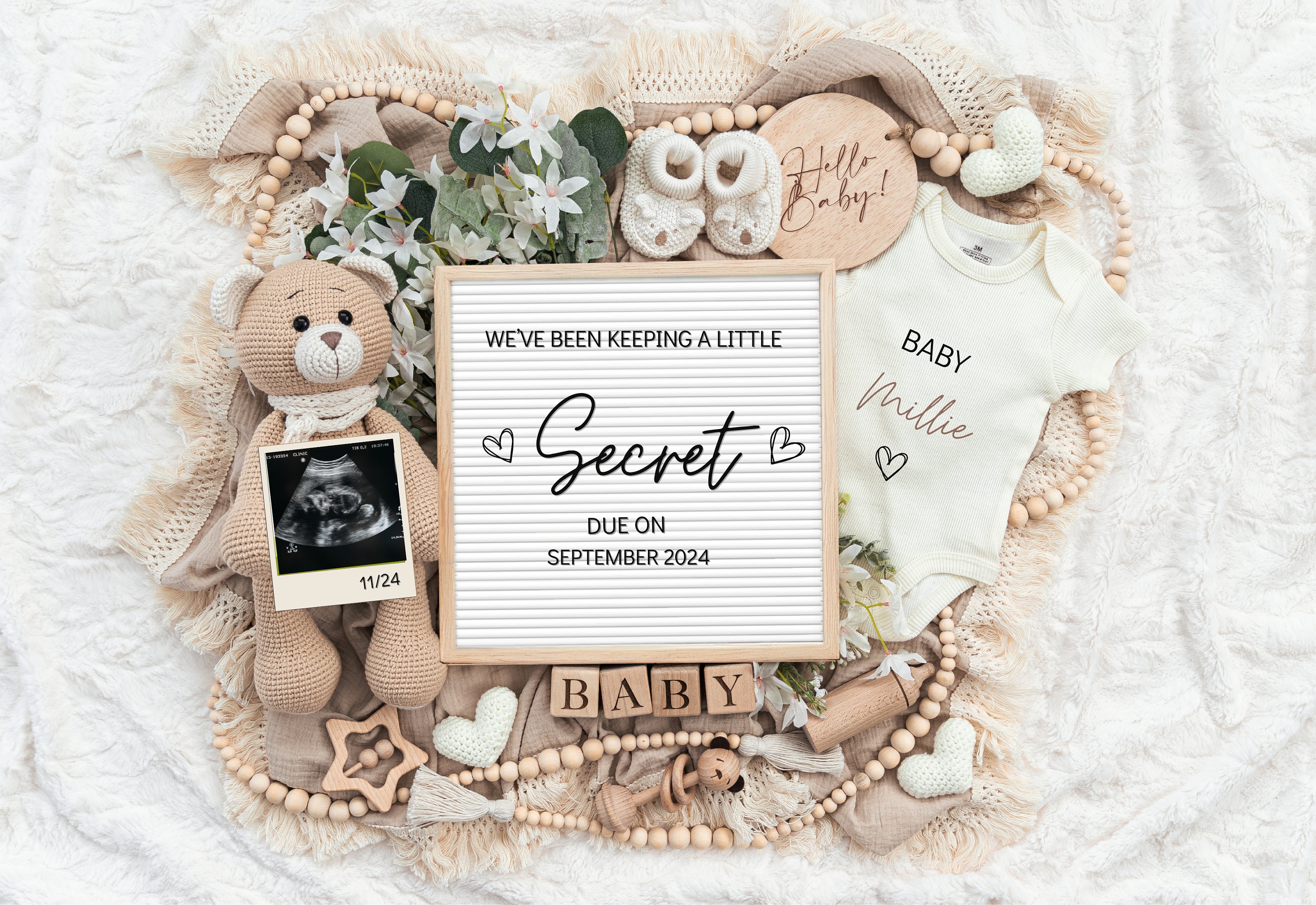 Rainbow Baby Announcement Digital Scripture - Etsy